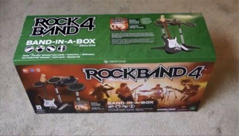 metal band in box|rock band 4 full set.